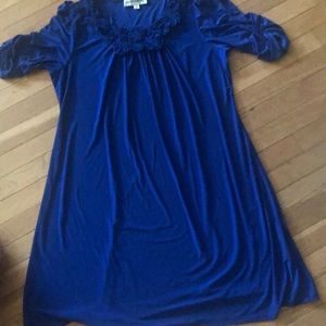 Deep blue summer dress